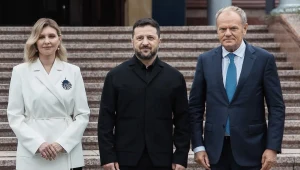 Ołena Zełenska, Wołodymyr Zełenski i Donald Tusk