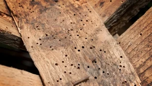 Wydrążone korytarze w starym drewnie mogą być sprawką pustosza kradnika