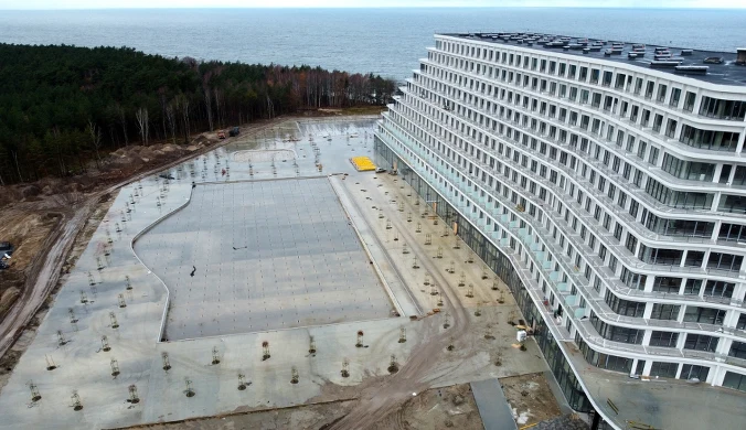 Wielki hotel w Pobierowie budowano przez kilka lat 