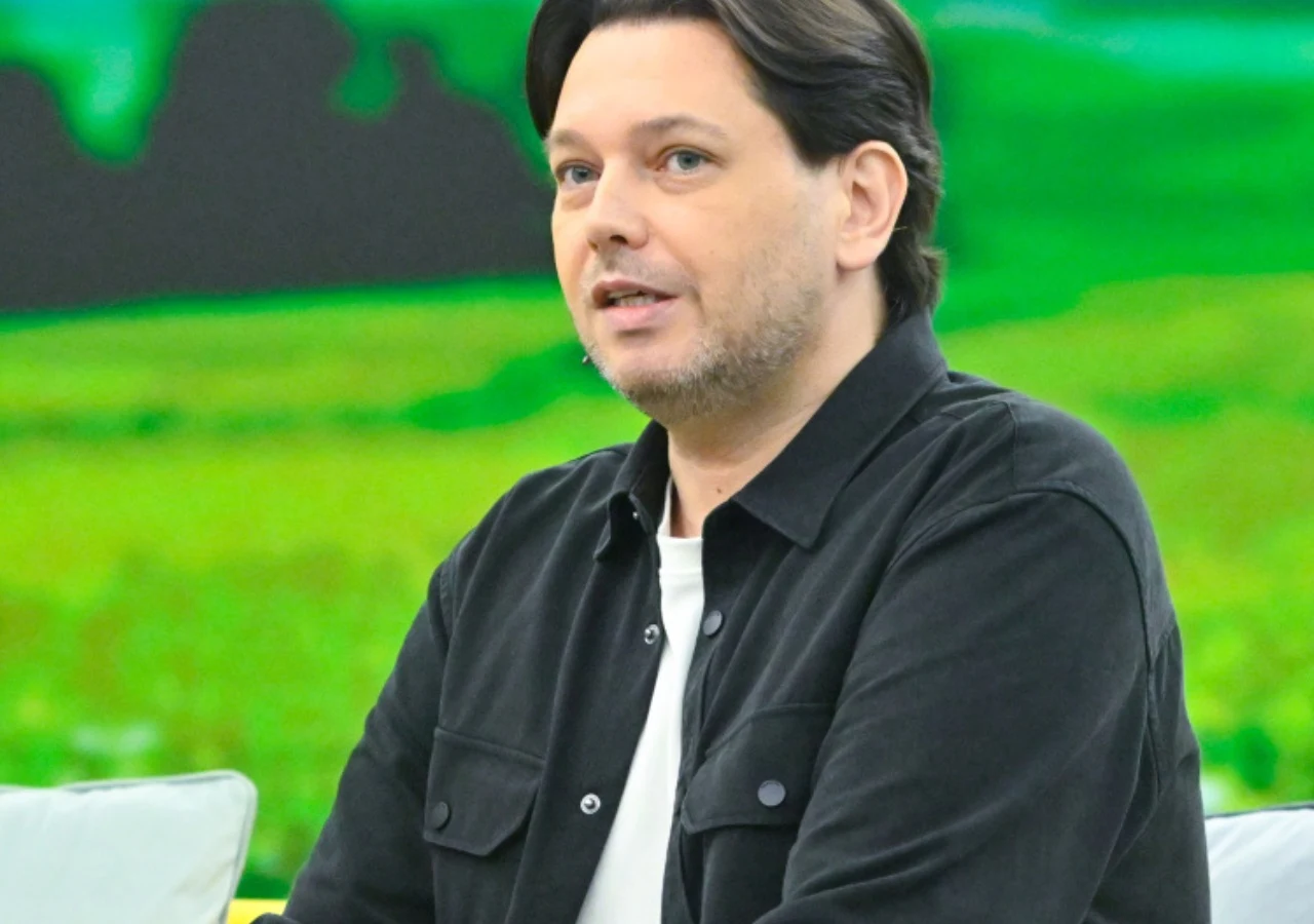 Gabriel Fleszar w "halo tu polsat" Gabriel Fleszar podczas wizyty w studiu programu halo tu polsat