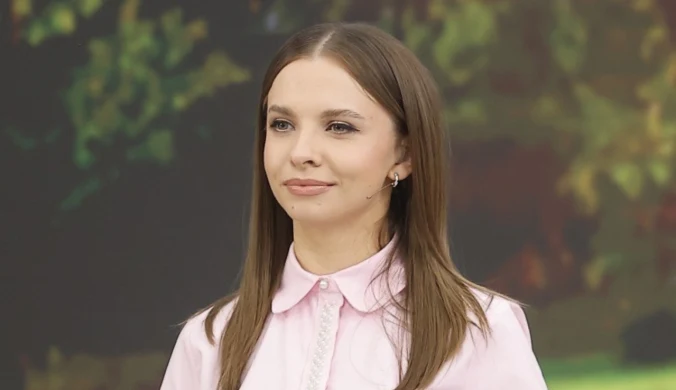 Ola Filipek w "halo tu polsat"