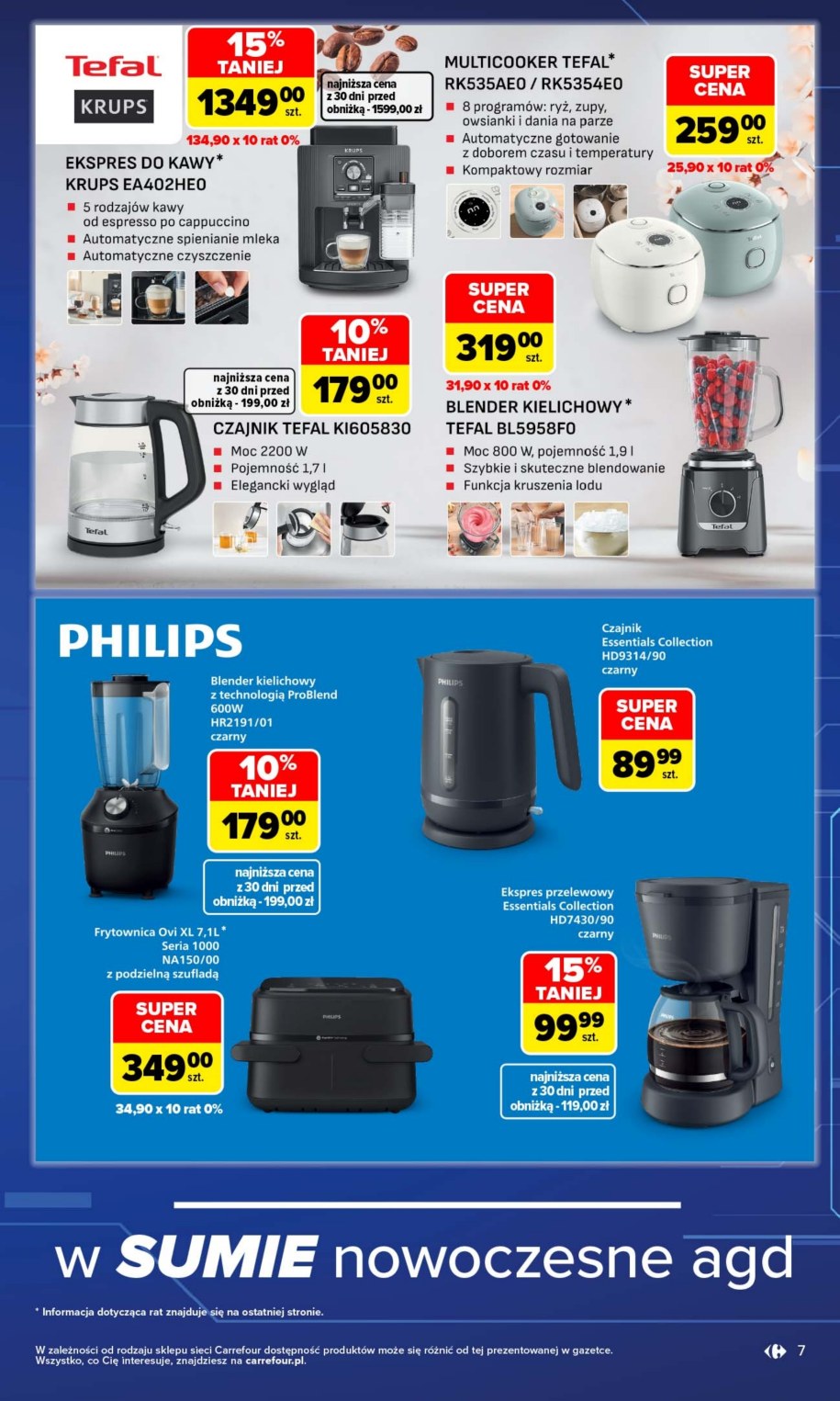 Ekspres Krups EA402HE0 za 1349 zł w gazetce Carrefoura do 10.10