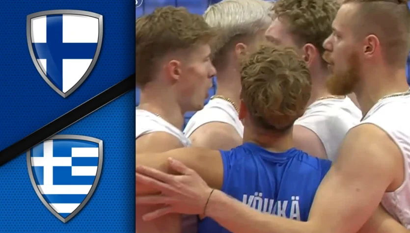 Luka Marttila - najlepsze akcje w meczu Finlandia - Grecja. WIDEO