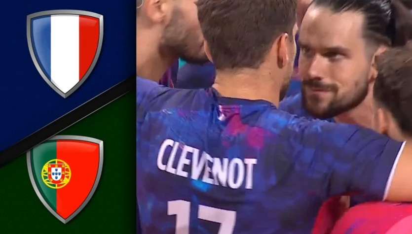 Trevor Clevenot - najlepsze akcje w meczu Francja - Portugalia. WIDEO