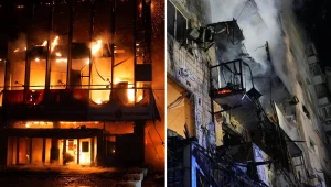 Zaporoże w ogniu po ataku Rosjan
