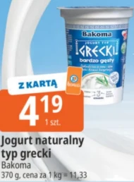 Jogurt naturalny Bakoma