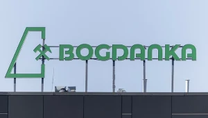Bogdanka kolo Lecznaj n/z Kopalnia i siedziba spolki Lubelski Wegiel Bogdanka S.A. , producenta wegla kamiennego