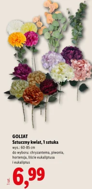 Sztuczny kwiat Goliat