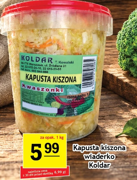 Квашена капуста Koldar