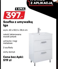 Szafka z umywalką Iga