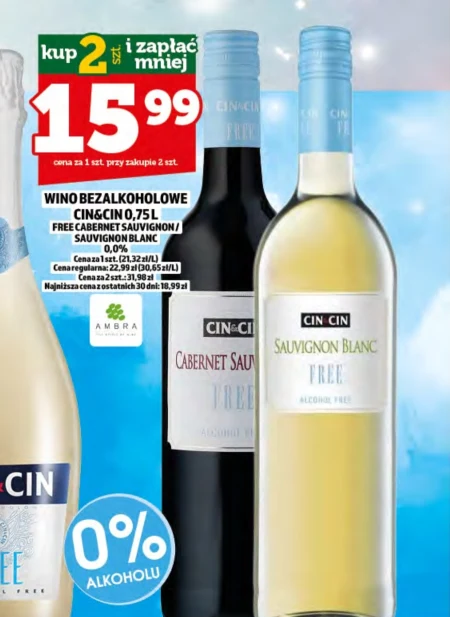Безалкогольне вино Cin&Cin