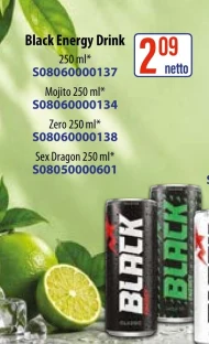 Napój energetyczny Black