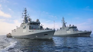 ORP Rybitwa pojawił się na Bałtyku. Niszczyciel min na testach