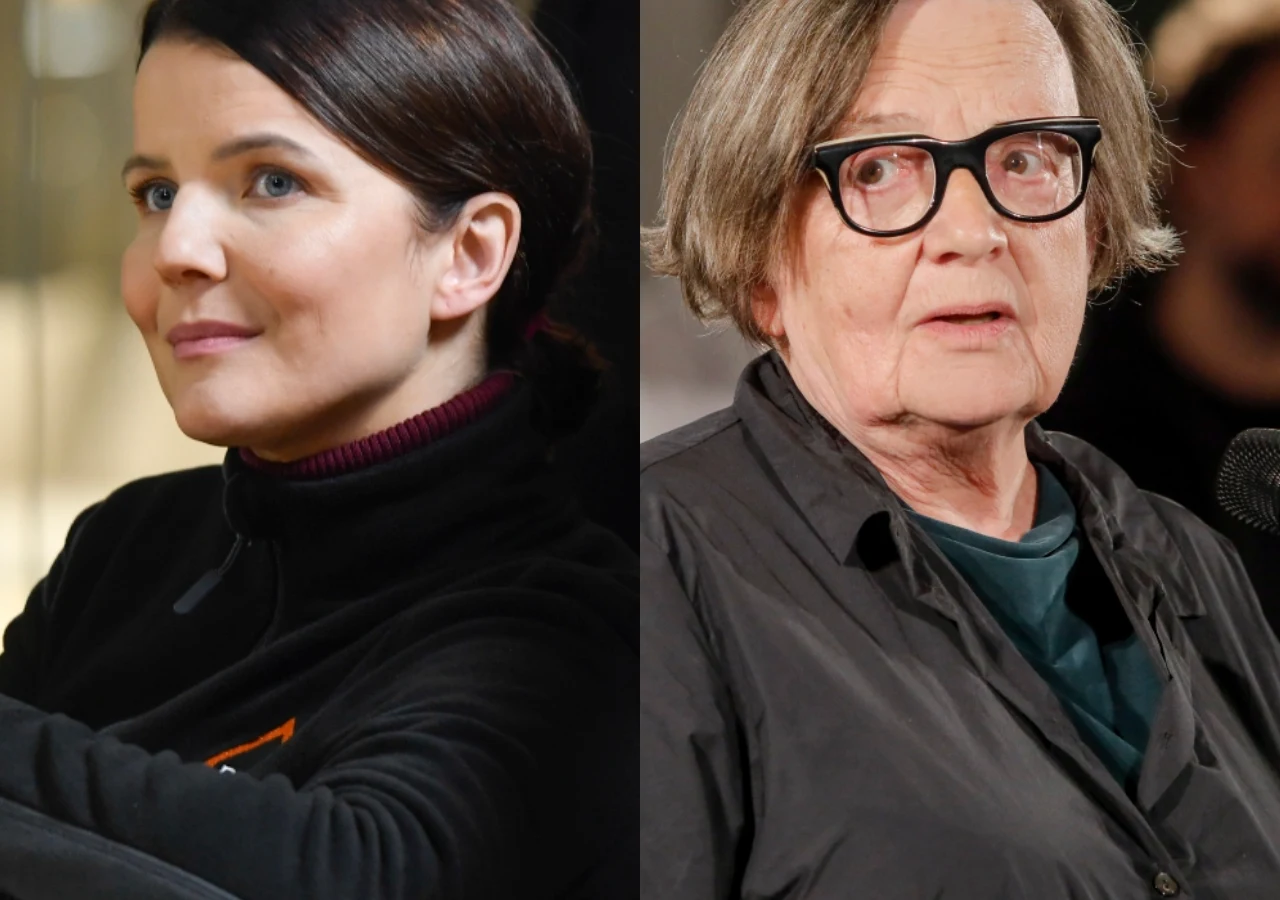 Joanna Jabłczyńska, Agnieszka Holland Joanna Jabłczyńska i Agnieszka Holland w zestawieniu portretowym.