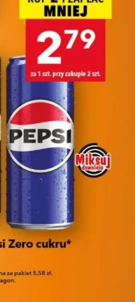 Napój gazowany Pepsi