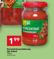 Koncentrat pomidorowy Ale dobre