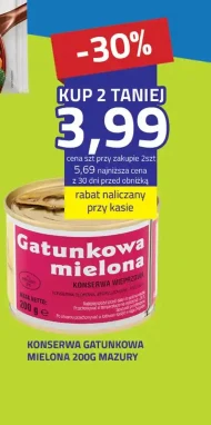 Konserwa mięsna Mazury