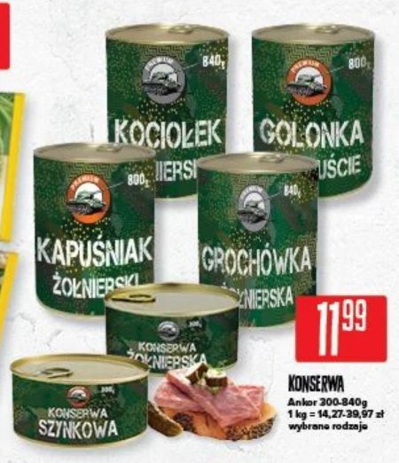 М'ясні консерви Ankor