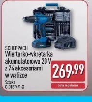 Акумуляторна дриль-шуруповерт Scheppach