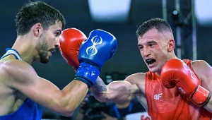 Paweł Brach (z prawej) walczył o półfinał mistrzostw Europy