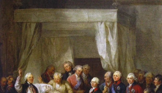 Obraz: śmierć Stanisław II August Poniatowski, 1798