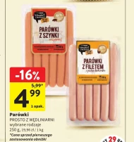Parówki Prosto z wędliniarni