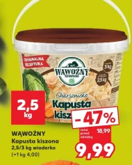 Kapusta kiszona Wąwoźny