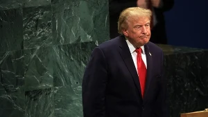 Donald Trump podczas wtorkowego przemówienia na 81. sesji Zgromadzenia Ogólnego ONZ