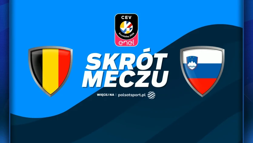 ME Siatkarzy. Belgia - Słowenia. Skrót meczu. WIDEO