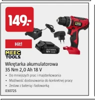 Акумуляторна викрутка Meec Tools