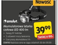 Latarka czołowa Anslut