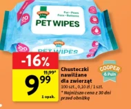 Mokre chusteczki dla zwierząt Cooper & Pals