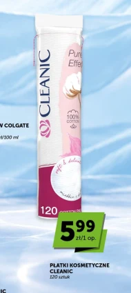 Płatki kosmetyczne Cleanic pure