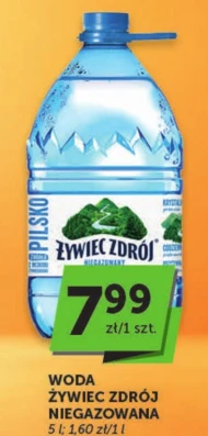 Woda niegazowana Żywiec zdrój