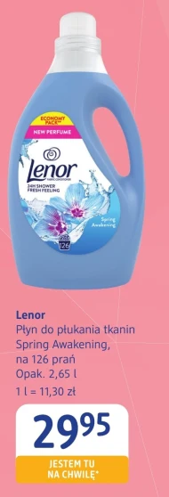 Płyn do płukania tkanin Lenor