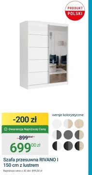 Szafa przesuwna Rivano