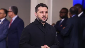 Prezydent Ukrainy Wołodymyr Zełenski