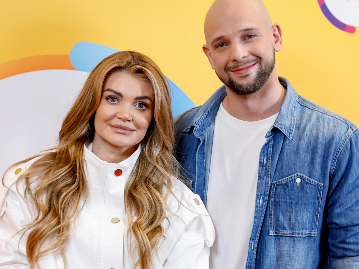 Edyta Folwarska i Maciej Pela Edyta Folwarska i Maciej Pela w "halo tu polsat".