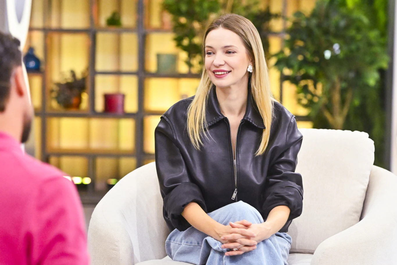 Paulina Gałązka Paulina Gałązka podczas rozmowy w programie halo tu polsat.