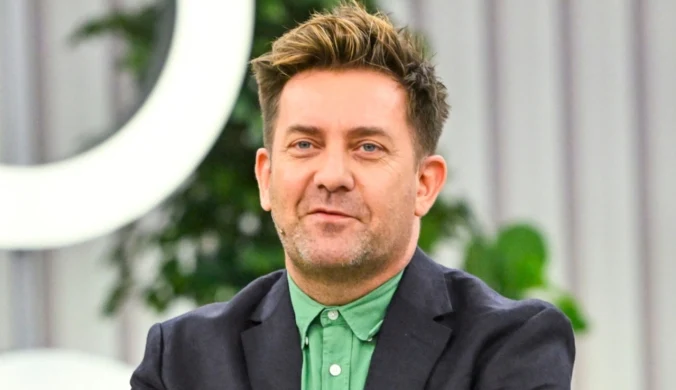 Rafał Królikowski w studiu "halo tu polsat"