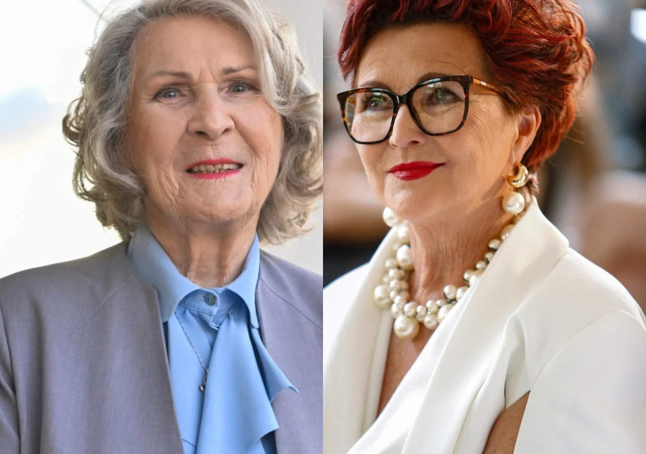 Irena Santor i Jolanta Kwaśniewska Śpiewaczka Irena Santor i Jolanta Kwaśniewska, która zrobiła z nią wywiad do swojej nowej książki.