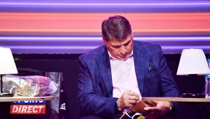 Andrzej Gołota na widowni "Tańca z Gwiazdami". Zrobił niezłe show