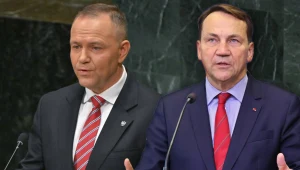 Prezydent Karol Nawrocki i szef MSZ Radosław Sikorski. Kolaż ilustracyjny