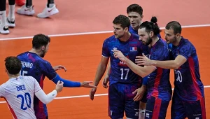Francuska telewizja przedwcześnie ogłosiła wygranie seta przez Francuzów