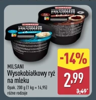 Ryż na mleku Milsani