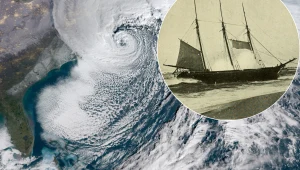 Nor'easter sieje zamęt w USA. Potężna burza odsłoniła wrak
