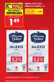Молоко Mleczna Dolina