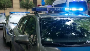 Radiowóz policji na sygnale. Zdj. ilustracyjne