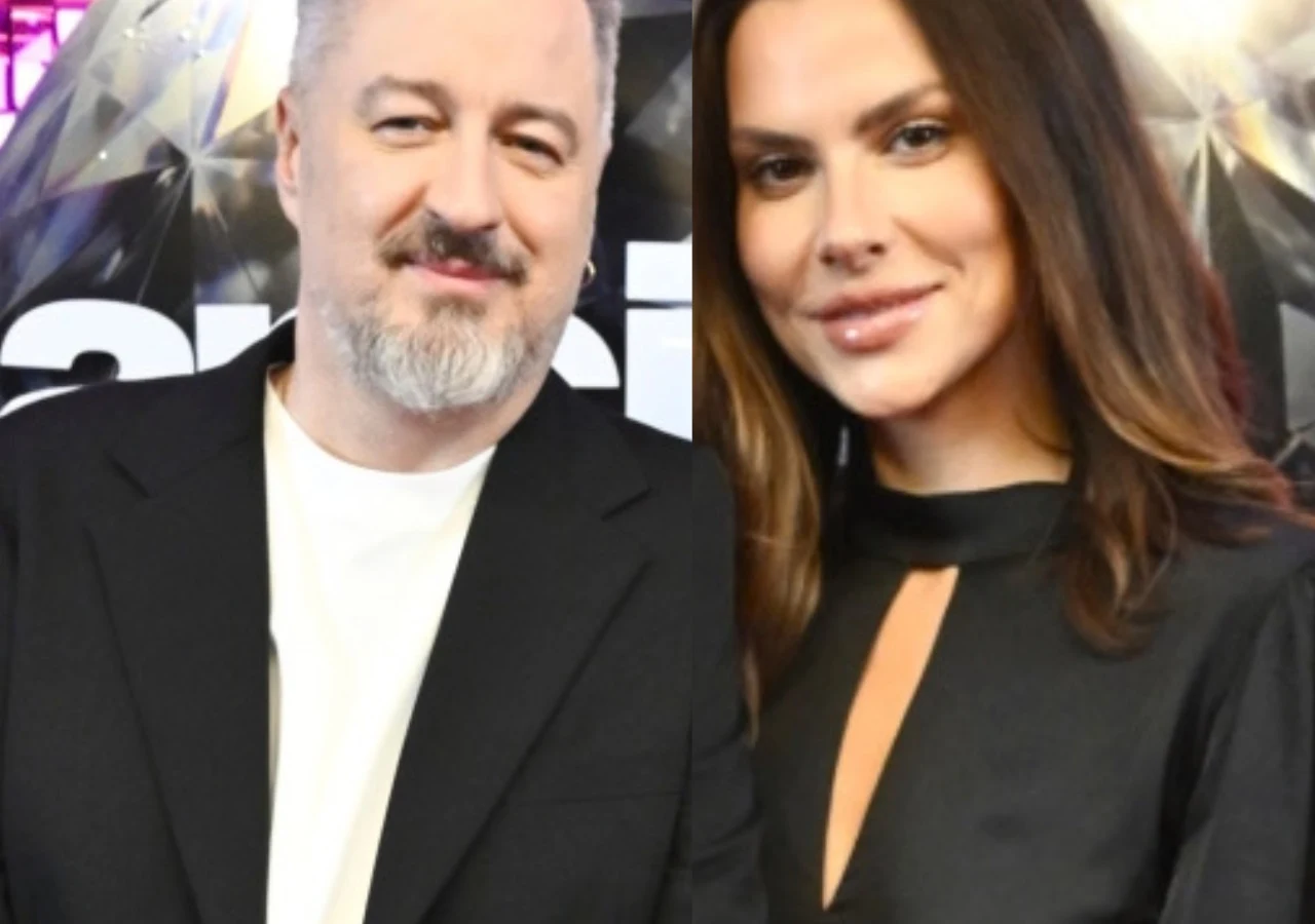Piotr Kędzierski, Agata Biernat Piotr Kędzierski i Agata Biernat pozują na ściance programu Taniec z gwiazdami.