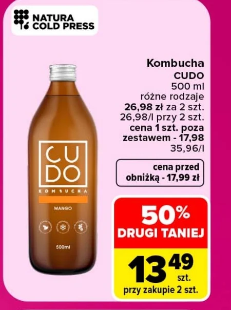 Комбуча Natura Cold Press